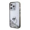 Etui Karl Lagerfeld do iPhone 15 Pro Liquid Glitter – Choupette – Przezroczyste